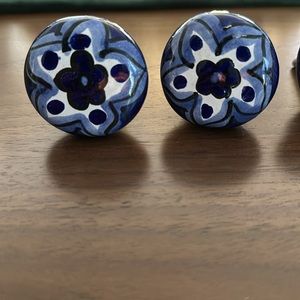 Vintage Talavera knobs for drawers - 4